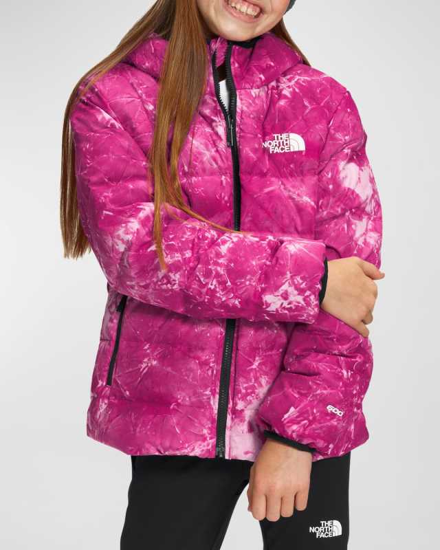 Girls Printed Reversible Hooded Jacket, Size XS-XL
